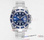 Rolex Submariner Super Clone Blue Dial Diamond Bezel Oyster Band 2836 Watch
